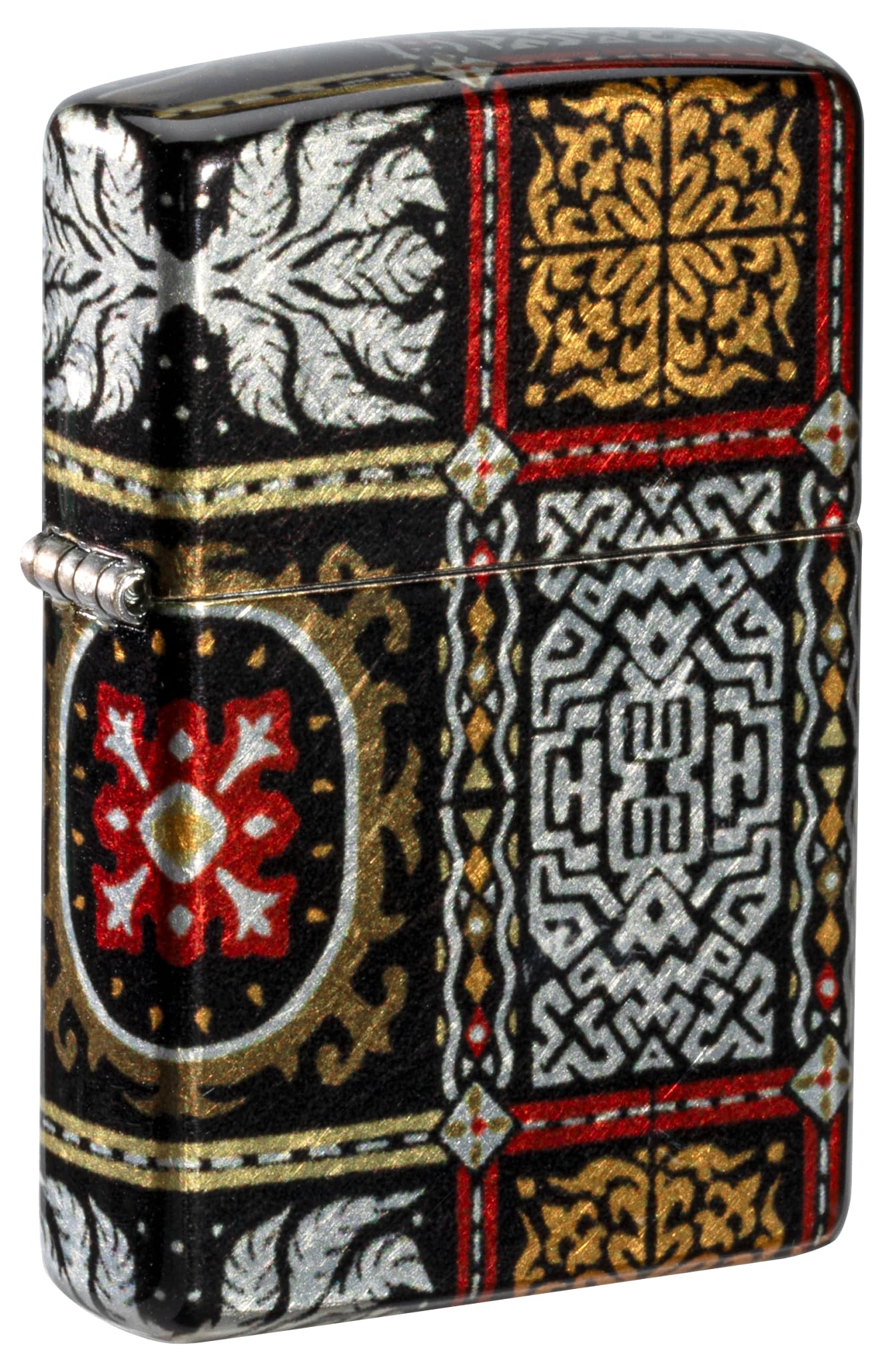 Zippo Gothic Window Design Armor® Black Ice® Pocket Lighter
